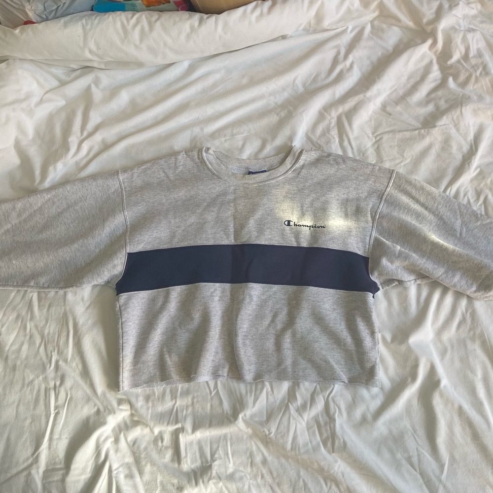 VINTAGE CROPPED CHAMPION HOODIE